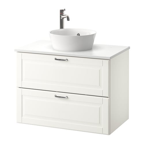 IKEA GODMORGON/TOLKEN / KATTEVIK sink cabinet with top + 15¾" sink Model Image