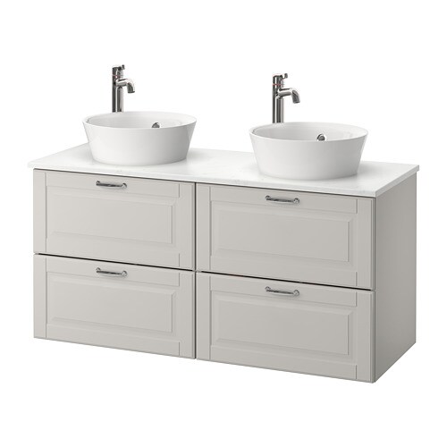 IKEA GODMORGON/TOLKEN / KATTEVIK sink cabinet with top + 15¾" sink Model Image