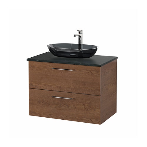 IKEA GODMORGON/TOLKEN / OXMYREN sink cabinet w countertop sink Model Image