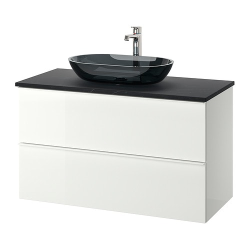 IKEA GODMORGON/TOLKEN / OXMYREN sink cabinet w countertop sink Model Image