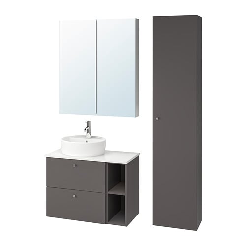 IKEA GODMORGON/TOLKEN / TÖRNVIKEN bathroom furniture, set of 7 Model Image