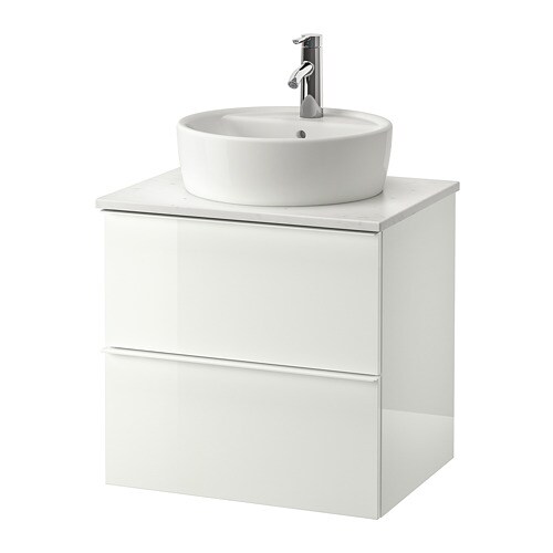 IKEA GODMORGON/TOLKEN / TÖRNVIKEN cabinet, countertop, 19 5/8" sink Model Image