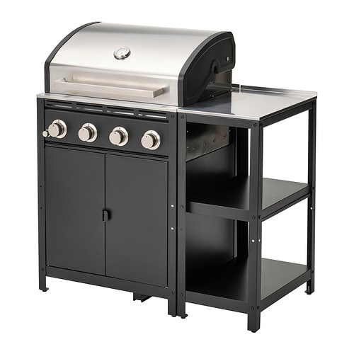 IKEA GRILLSKÄR gas grill w kitchen island Model Image