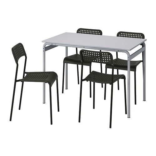 IKEA GRÅSALA / ADDE table and 4 chairs Model Image