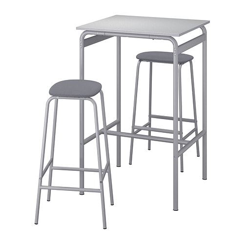 IKEA GRÅSALA / GRÅSALA bar table and 2 bar stools Model Image