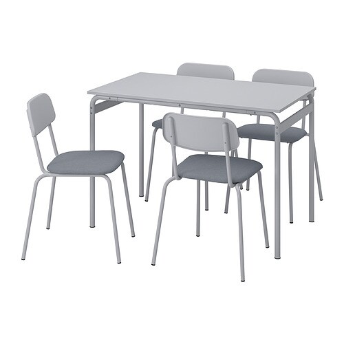 IKEA GRÅSALA / GRÅSALA table and 4 chairs Model Image