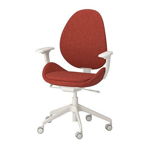 IKEA HATTEFJÄLL office chair with armrests Model Image