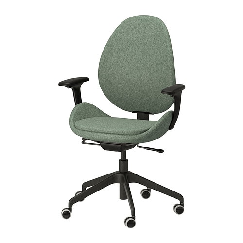 IKEA HATTEFJÄLL office chair with armrests Model Image