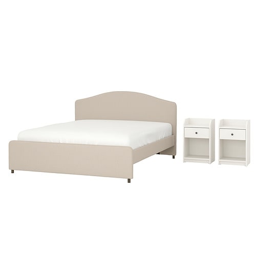 IKEA HAUGA bedroom furniture, set of 3 Model Image