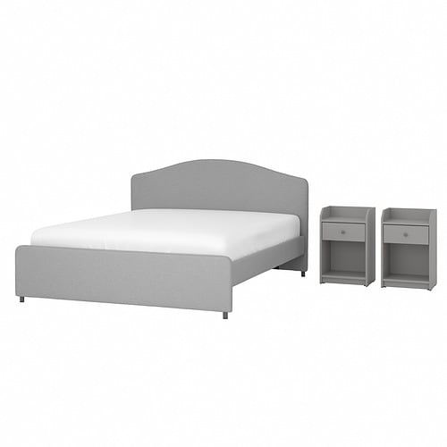 IKEA HAUGA bedroom furniture, set of 3 Model Image