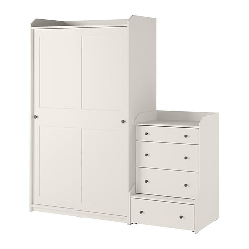 IKEA HAUGA storage combination with drawers Model Image