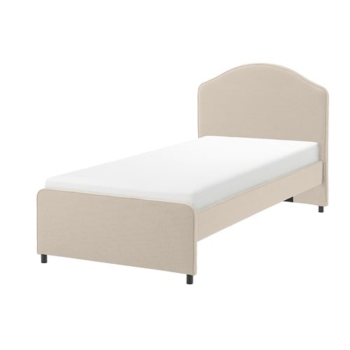 IKEA HAUGA upholstered bed frame Model Image