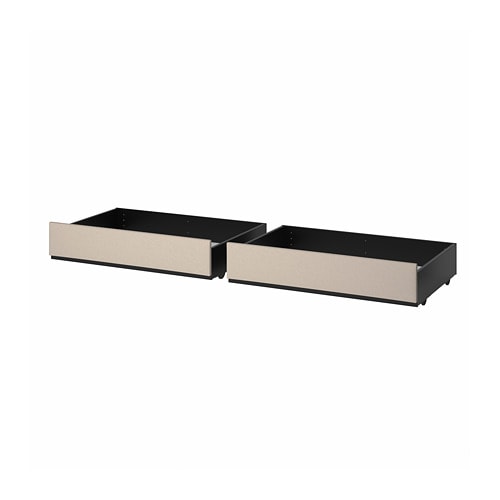 IKEA HAUGA upholstered bed storage box Model Image