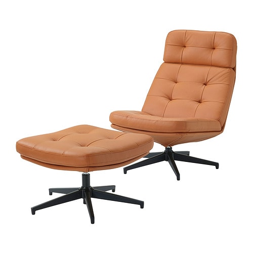 IKEA HAVBERG armchair and ottoman Model Image