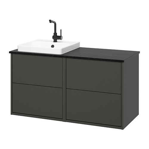 IKEA HAVBÄCK / ORRSJÖN Bathroom vanity with sink & faucet Model Image