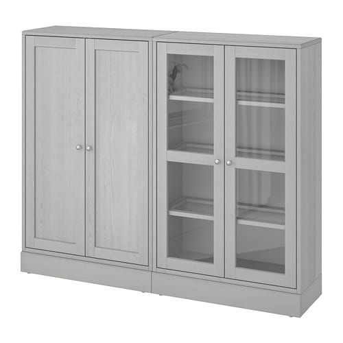 IKEA HAVSTA storage combination w/glass doors Model Image