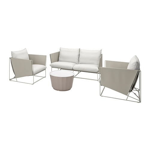 IKEA HAVSTEN / LÅGASKÄR 4-seat conversation set, outdoor Model Image