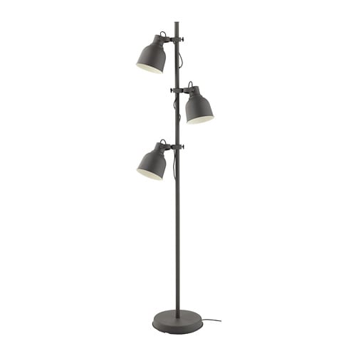 IKEA HEKTAR floor lamp with 3-spotlights Model Image