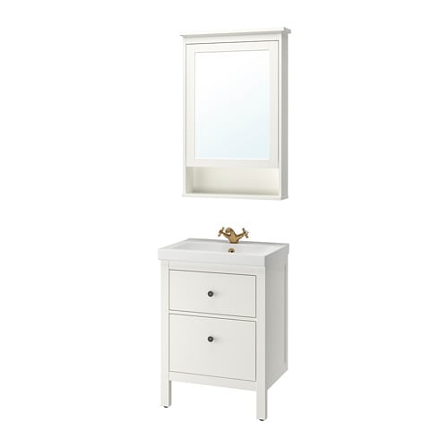 IKEA HEMNES / ODENSVIK bathroom furniture, set of 4 Model Image