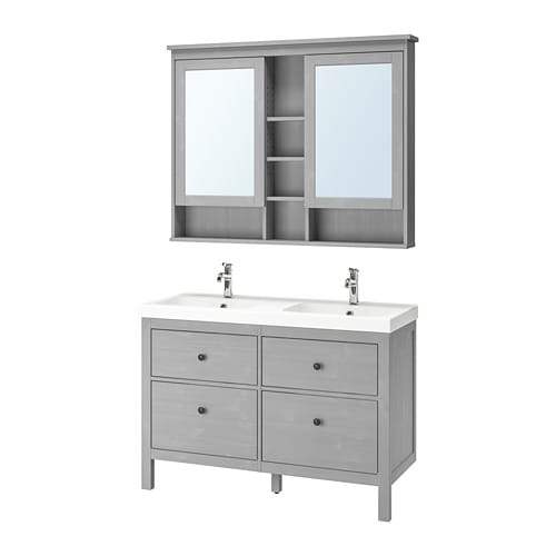 IKEA HEMNES / ODENSVIK bathroom furniture, set of 5 Model Image