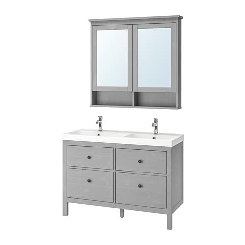 IKEA HEMNES / ODENSVIK bathroom furniture, set of 5 Model Image