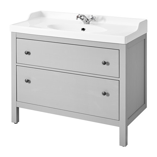 IKEA HEMNES / RÄTTVIKEN sink cabinet with 2 drawers Model Image