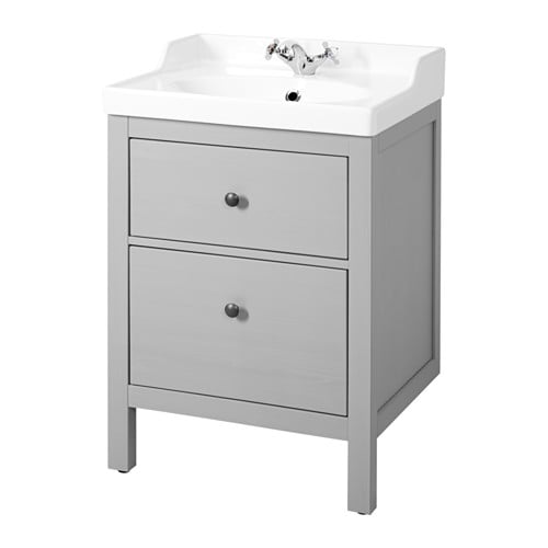 IKEA HEMNES / RÄTTVIKEN sink cabinet with 2 drawers Model Image