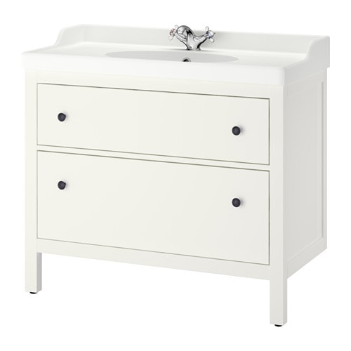 IKEA HEMNES / RÄTTVIKEN sink cabinet with 2 drawers Model Image