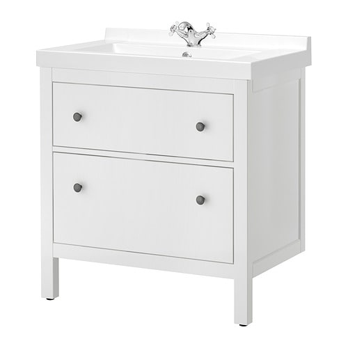 IKEA HEMNES / SKOTTVIKEN sink cabinet with 2 drawers Model Image