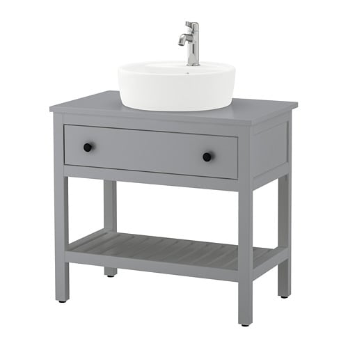 IKEA HEMNES / TÖRNVIKEN open sink cabinet with 17¾" sink Model Image