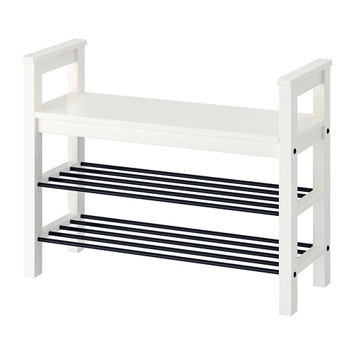 IKEA HEMNES bench with shoe storage Model Image