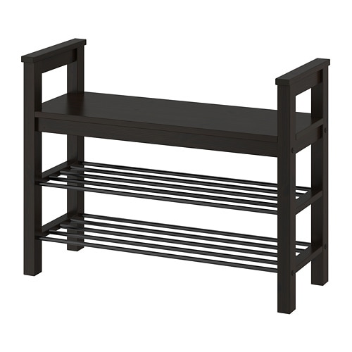 IKEA HEMNES bench with shoe storage Model Image