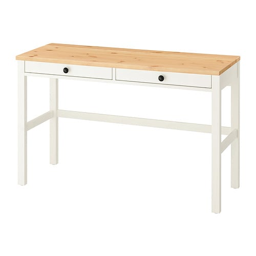 IKEA HEMNES desk with 2 drawers Model Image