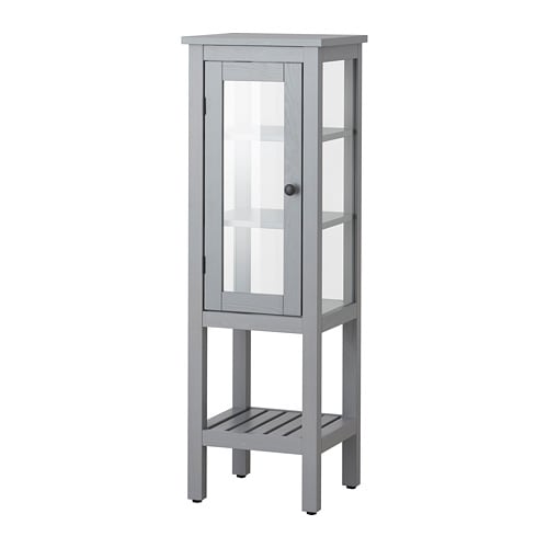 IKEA HEMNES high cabinet with glass door Model Image