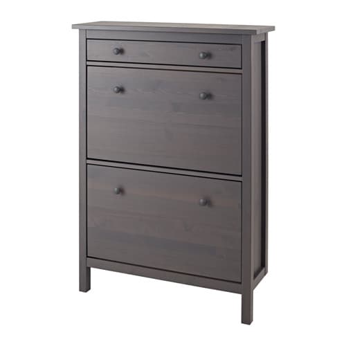 IKEA HEMNES shoe cabinet with 2 compartments Model Image