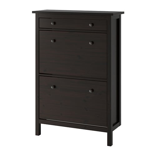 IKEA HEMNES shoe cabinet with 2 compartments Model Image