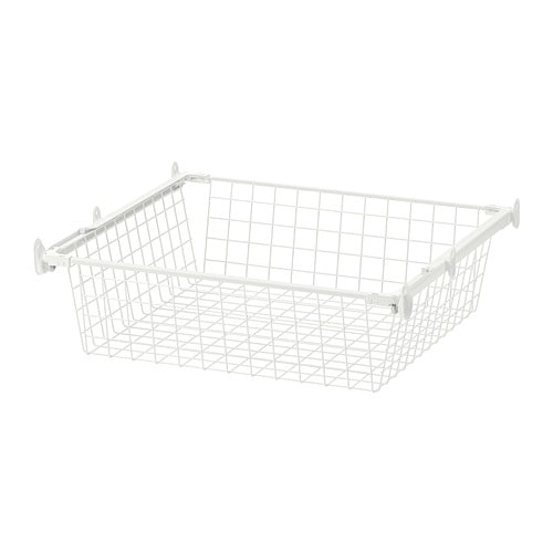 IKEA HJÄLPA wire basket with pull-out rail Model Image