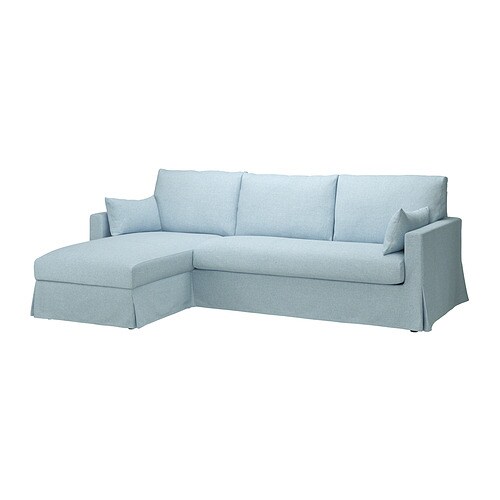 IKEA HYLTARP sofa w chaise, left Model Image