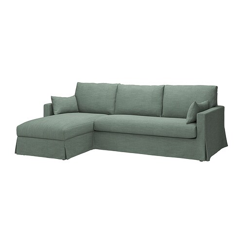 IKEA HYLTARP sofa w chaise, left Model Image