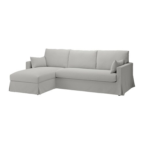 IKEA HYLTARP sofa w chaise, left Model Image