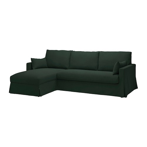 IKEA HYLTARP sofa w chaise, left Model Image