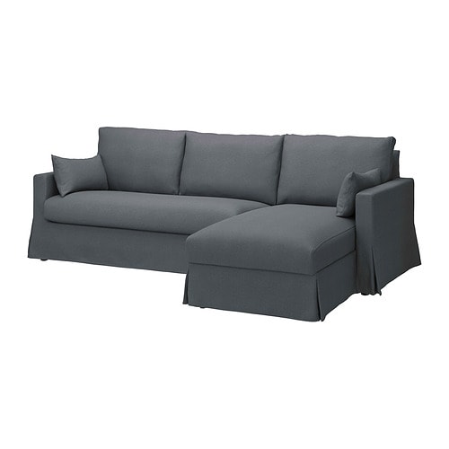 IKEA HYLTARP sofa w chaise, right Model Image