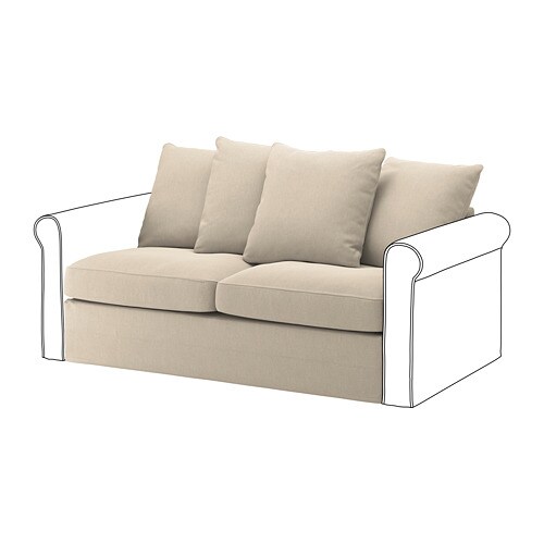 IKEA HÄRLANDA loveseat sleeper section Model Image