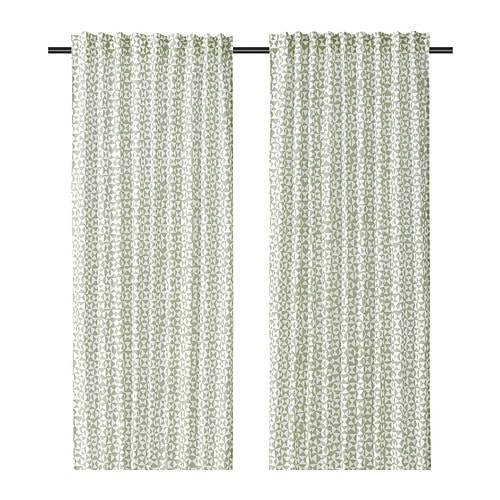 IKEA HÅRKÖRVEL curtains, 1 pair Model Image