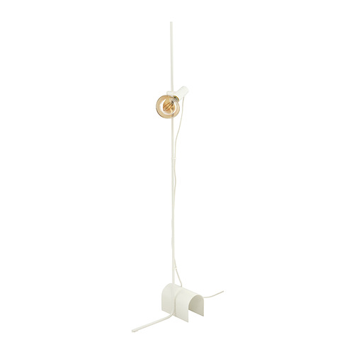IKEA HÅRSLINGA / MOLNART floor lamp with LED bulb Model Image