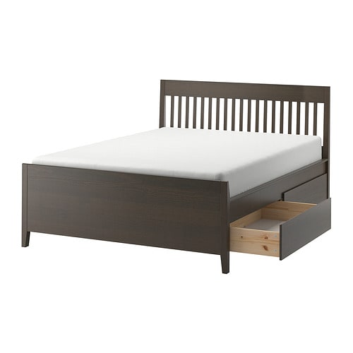 IKEA IDANÄS bed frame with storage Model Image