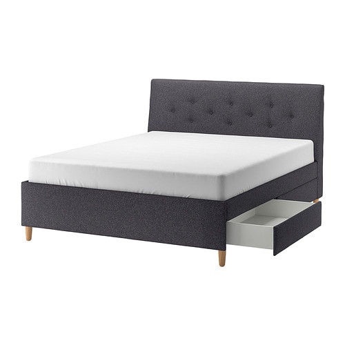 IKEA IDANÄS upholstered storage bed Model Image