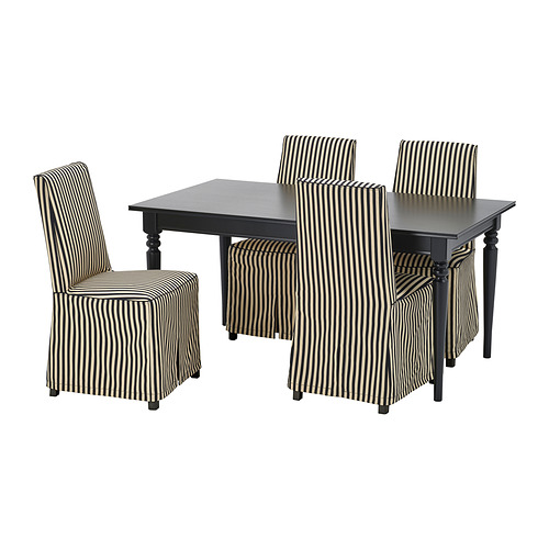 IKEA INGATORP / BERGMUND table and 4 chairs Model Image