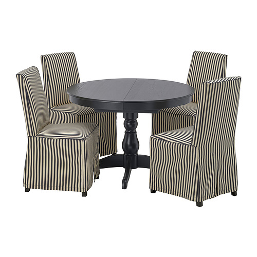 IKEA INGATORP / BERGMUND table and 4 chairs Model Image