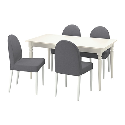 IKEA INGATORP / DANDERYD table and 4 chairs Model Image